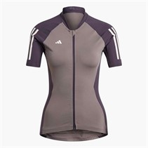 adidas Damen Essentials 3 Streifen Radtrikot Charcoal