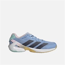 adidas Damen Courterblast Adizero Hallen Sportschuhe Glow Blue/Shadow Navy/Clear Pink