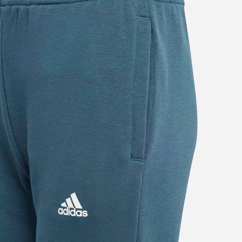 adidas Mädchen Basics Liniere Logo Baumwolle Hose Arctic Night/Weiß