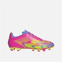 adidas Herre F50 Club FG/MG Fast Bund/Multibund Fodboldstøvler Lucid Pink/Lucid Lemon/Blue Fusion