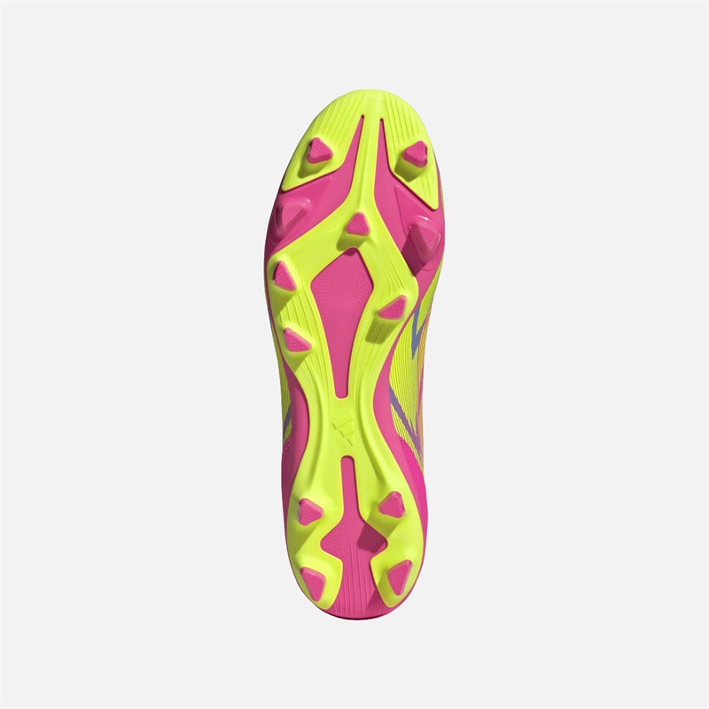 adidas Herre F50 Club FG/MG Fast Bund/Multibund Fodboldstøvler Lucid Pink/Lucid Lemon/Blue Fusion