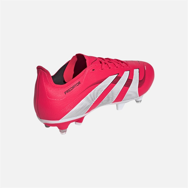 adidas Herre Predator League SG Blød Bund Fodboldstøvler Lucid Red/Cloud White/Core Black