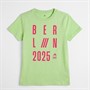adidas T-shirt graphique de course BMW Berlin Marathon 2025 Enfant Signal Green