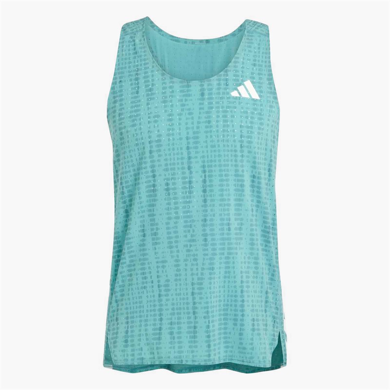 adidas Adizero koszulka do biegania dla niego kolor Power Teal/Preloved Teal