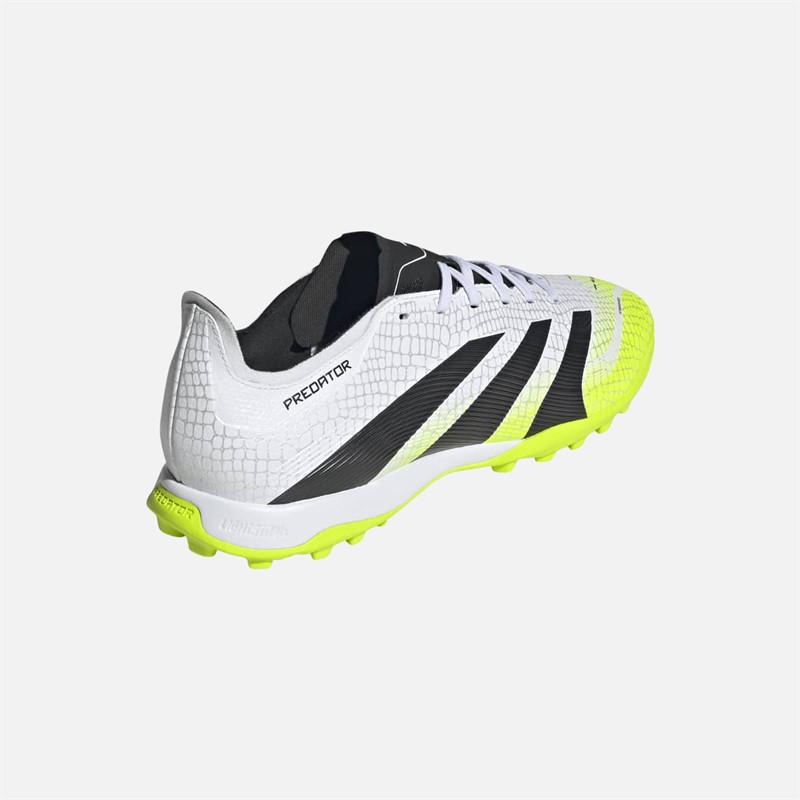 adidas Herre Predator League TF Astro Fodboldstøvler Cloud White/Core Black/Lucid Lemon
