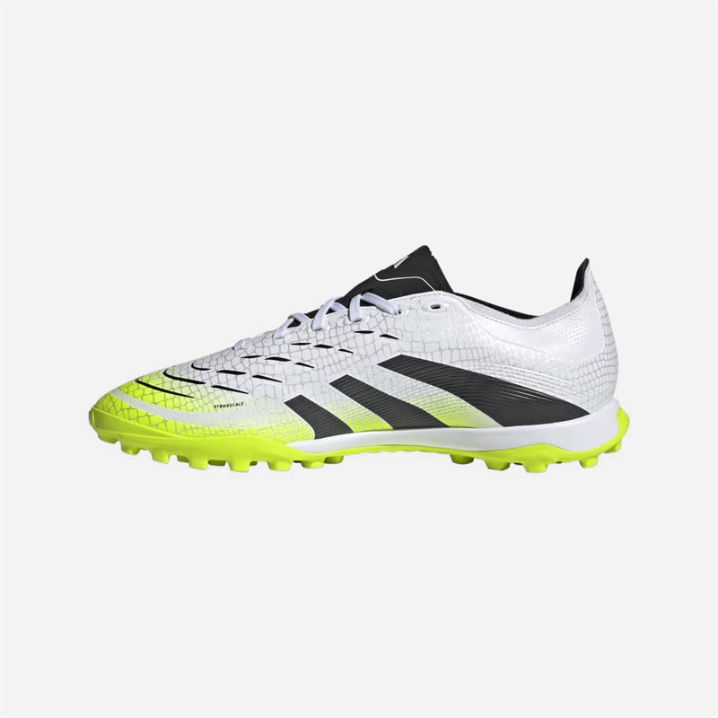 adidas Herre Predator League TF Astro Fodboldstøvler Cloud White/Core Black/Lucid Lemon