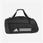adidas Essentials 3-Stripes Medium Duffel Bag Black/White
