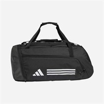 adidas Essentials 3-Stripes Medium Duffel Bag Black/White