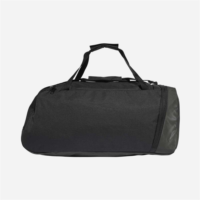 adidas Essentials 3-Stripes Medium Duffel Bag Black/White