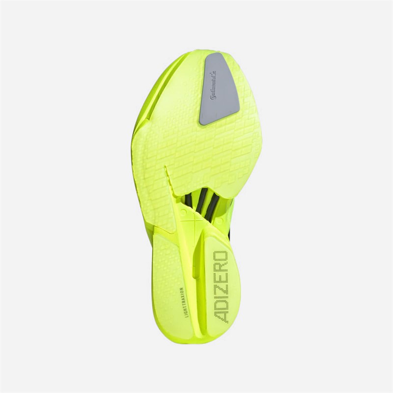 adidas Womens Adizero Adios Pro 4 Neutral Running Shoes Lucid Lemon/Core Black/Halo Silver