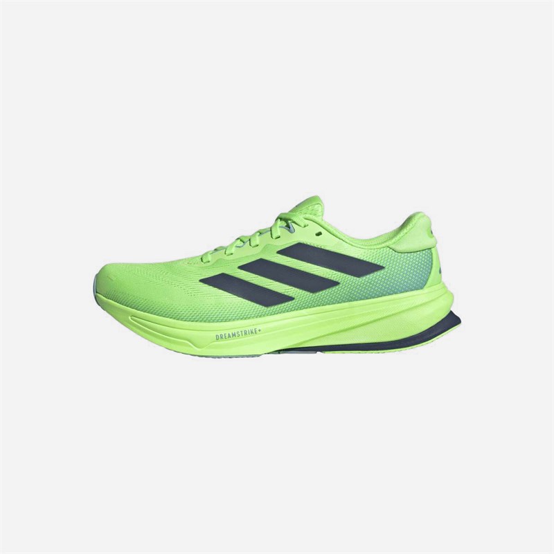 adidas Mens Supernova Rise 2 Neutral Running Shoes Lime Burst/Preloved Ink/Mint Ton
