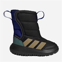 adidas Infant Winterplay High Trainers Core Black/Khaki/Preloved Teal