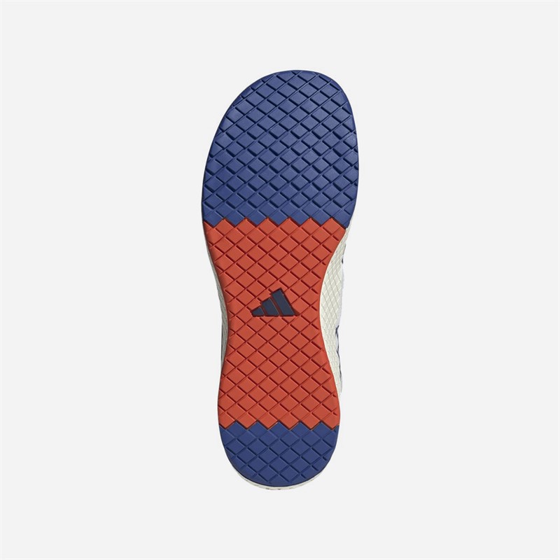 adidas The Total Weightlifting Shoes Cloud White/Dark Blue/Royal Blue