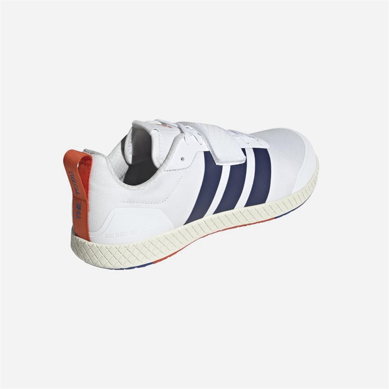 adidas The Total Weightlifting Shoes Cloud White/Dark Blue/Royal Blue