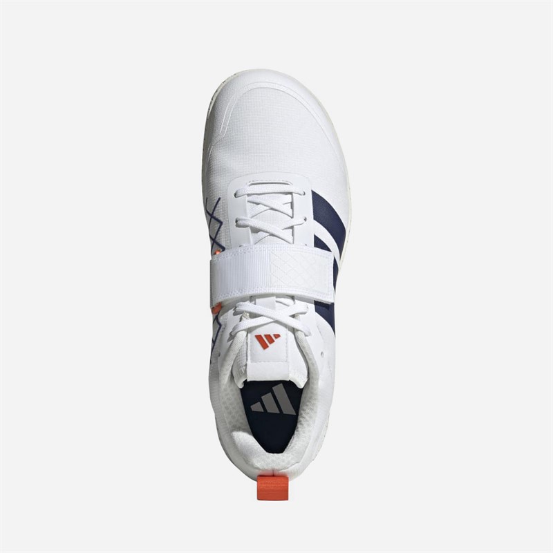 adidas The Total Weightlifting Shoes Cloud White/Dark Blue/Royal Blue