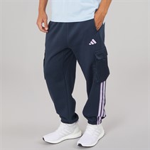 adidas Mens City Tech Utility Fleece Joggers Aurora Ink/Pure Teal