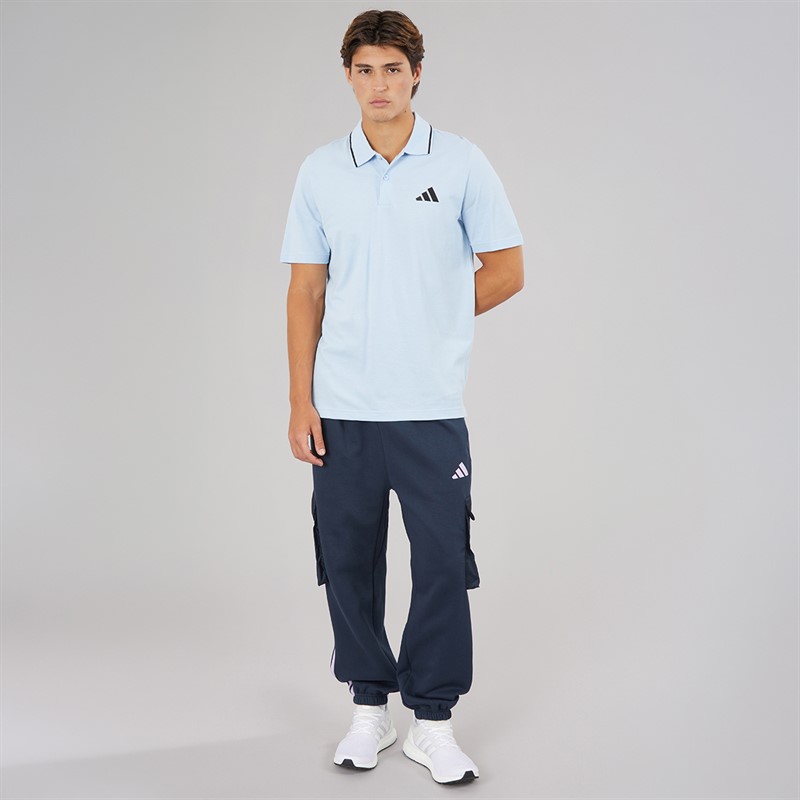 adidas Mens City Tech Utility Fleece Joggers Aurora Ink/Pure Teal