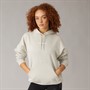 adidas Womens Essentials Linear Hoodie Wonder Alumina/White