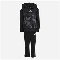 adidas Kids Seasonal Essentials Camo Tracksuit Black/White