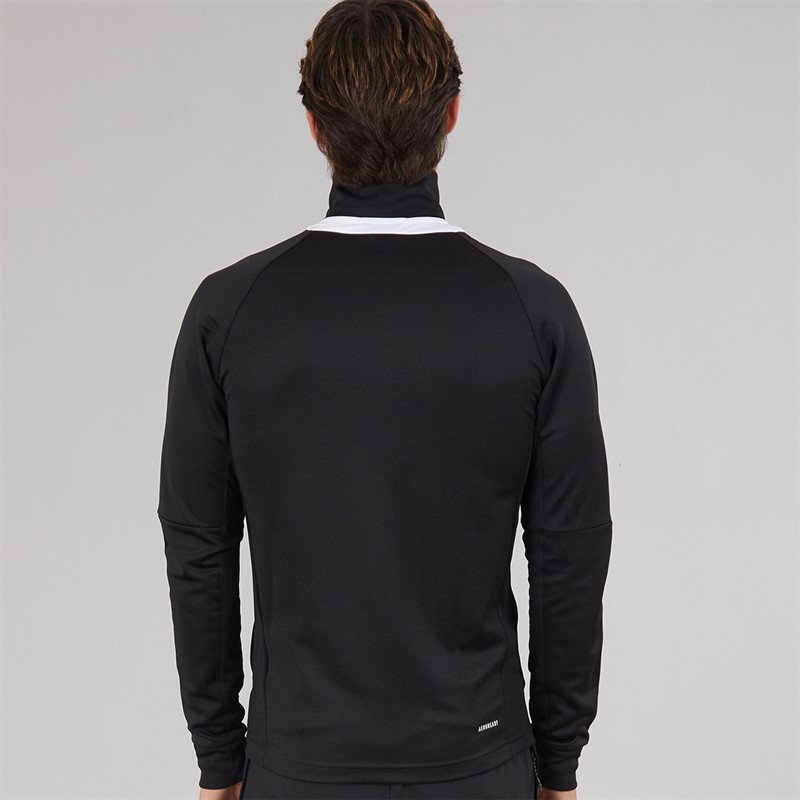 adidas Mens Aeroready Sereno Cut 3-Stripes Track Jacket Black/White