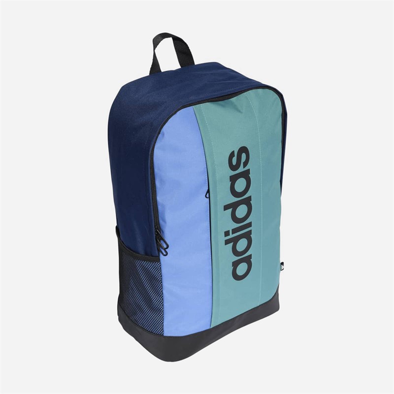 adidas Linear Logo Colorblock Backpack Dark Blue/Power Teal/Blue Fuchsia/Black