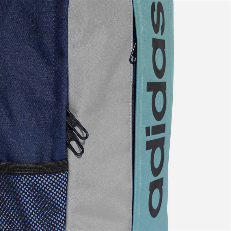 adidas Linear Logo Colorblock Backpack Dark Blue/Power Teal/Blue Fuchsia/Black