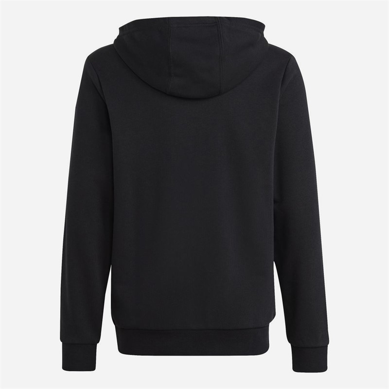 adidas Junior Big Logo Hoodie Black/White
