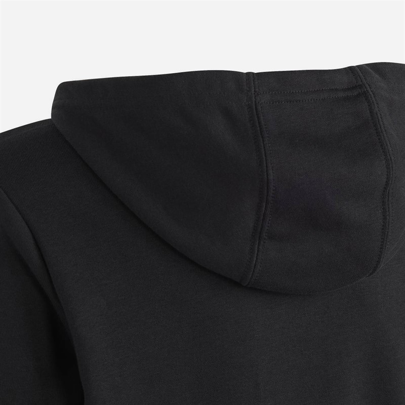 adidas Junior Big Logo Hoodie Black/White