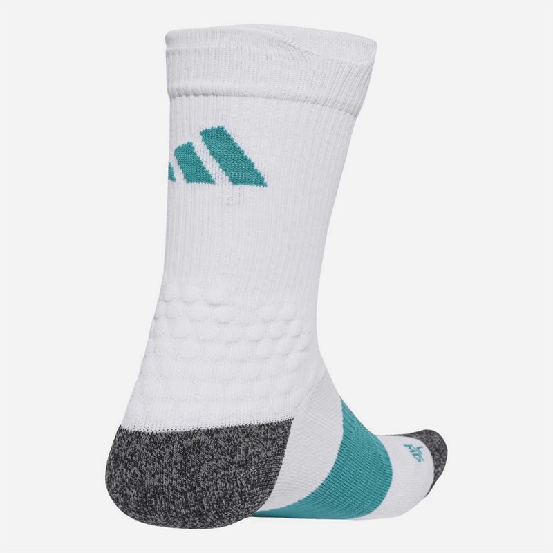 adidas Runxboost Running Socks White/Pure Teal