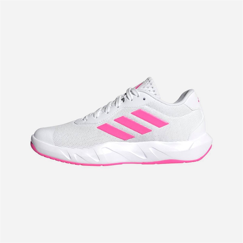 adidas Womens Amplimove Training Shoes Cloud White/Lucid Pink/Grey