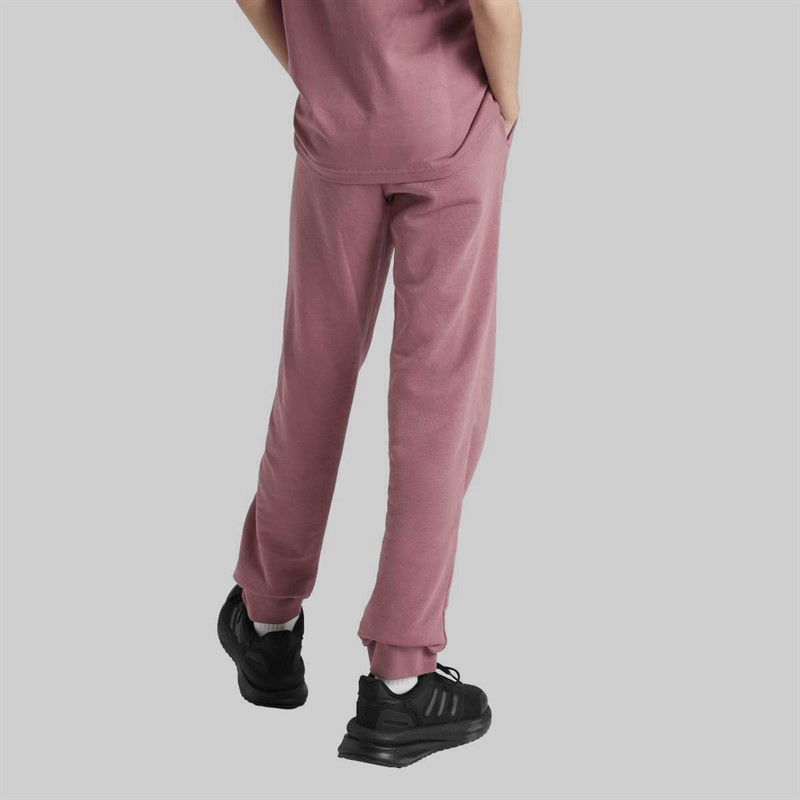 adidas Junior Girls Essentials Linear Logo Joggers Preloved Crimson/Sandy Pink