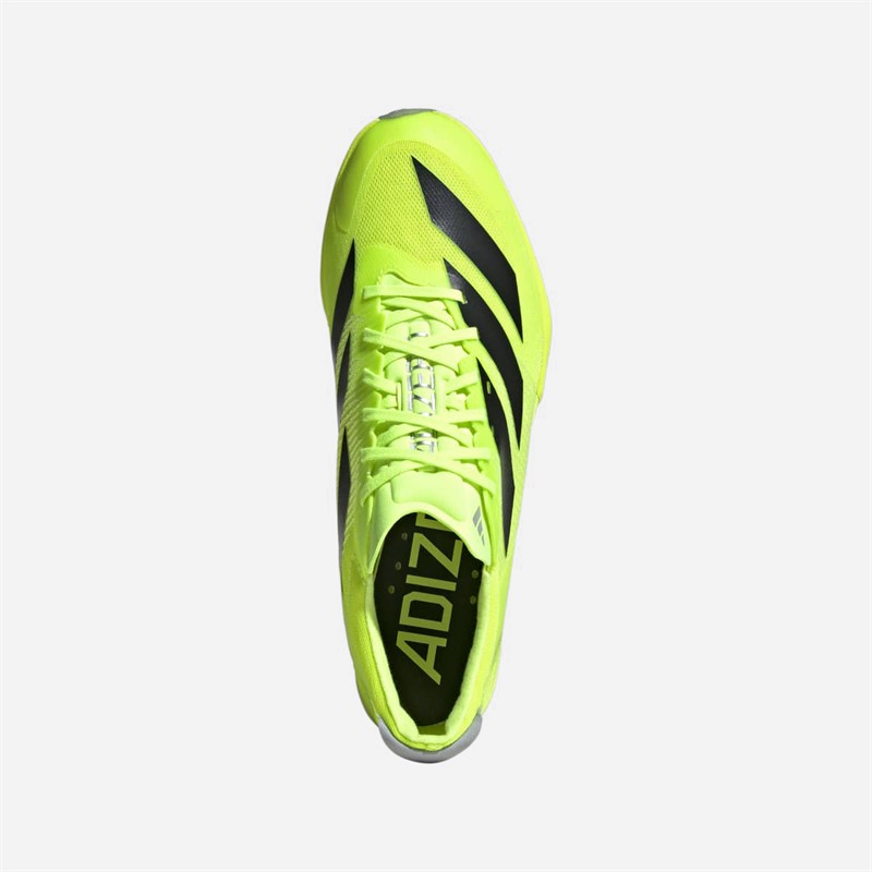 adidas Adizero Finese Track Sprinting Spikes Lucid Lemon/Core Black/Halo Silver