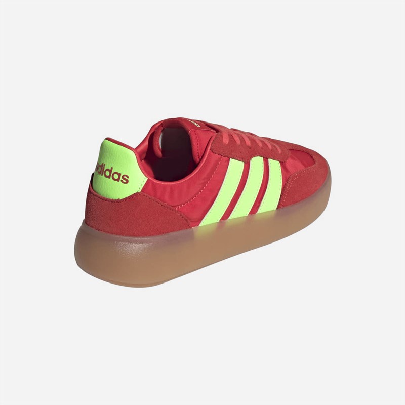 adidas Womens Barreda Decode Trainers Pure Ruby/Lime Burst/Semi Lucid Red