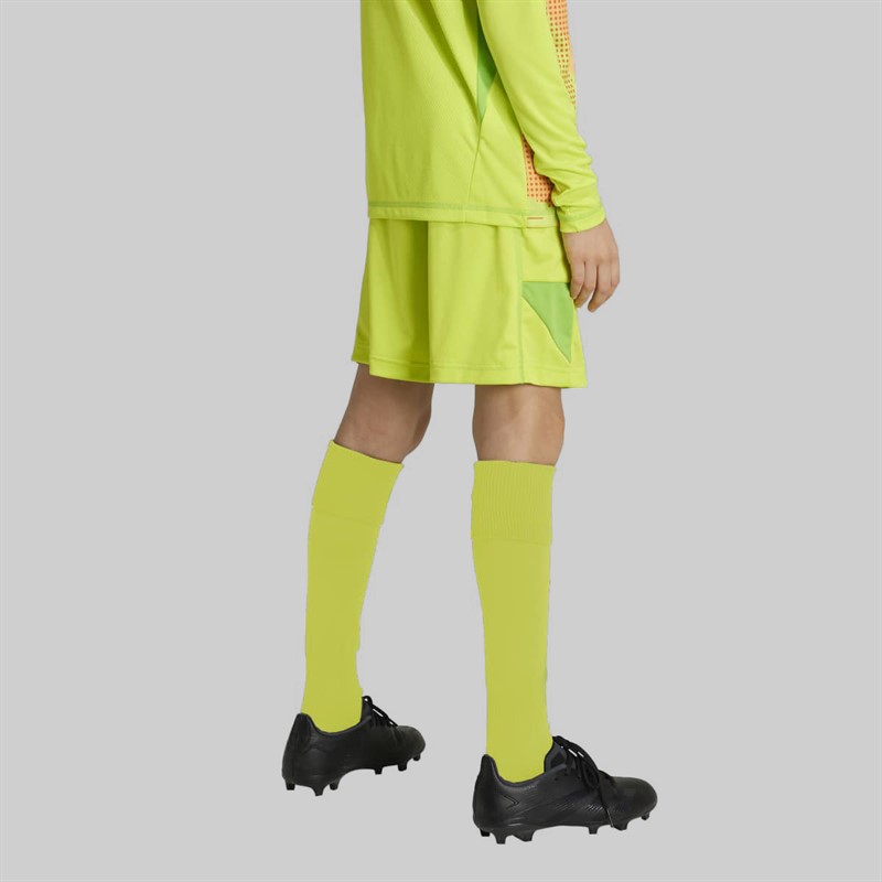 adidas Junior Boys AFC Arsenal FC 24/25 Goalkeeper Shorts Semi Solar Yellow