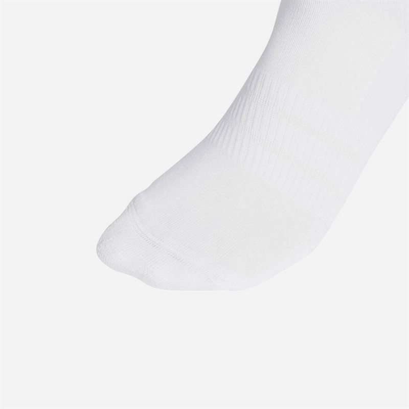 adidas Essentials Cushioned Three Pack Crew Socks White/White/Grey Five