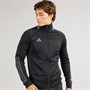 adidas Mens Aeroready Sereno Cut 3-Stripes Track Jacket Black/Grey Six