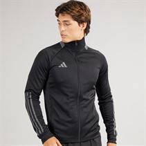adidas Mens Aeroready Sereno Cut 3-Stripes Track Jacket Black/Grey Six