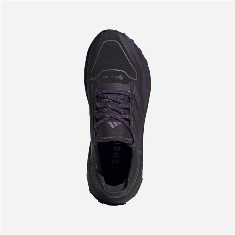 adidas Womens Ultraboost 5 Gore-Tex Waterproof Neutral Running Shoes Aurora Black/Aurora Black/Aurora Plum