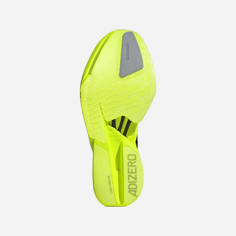 adidas Mens Adizero Adios Pro 4 Neutral Running Shoes Lucid Lemon/Core Black/Halo Silver