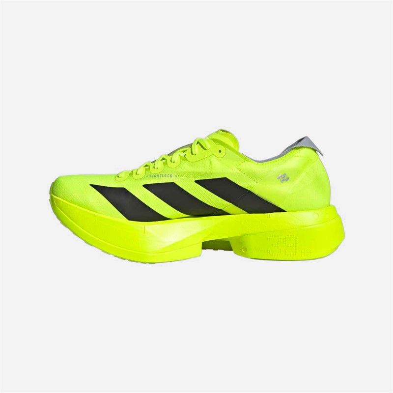 adidas Mens Adizero Adios Pro 4 Neutral Running Shoes Lucid Lemon/Core Black/Halo Silver