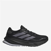 adidas Womens Supernova Rise Gore-Tex Waterproof Neutral Running Shoes Core Black/Preloved Violet/Carbon