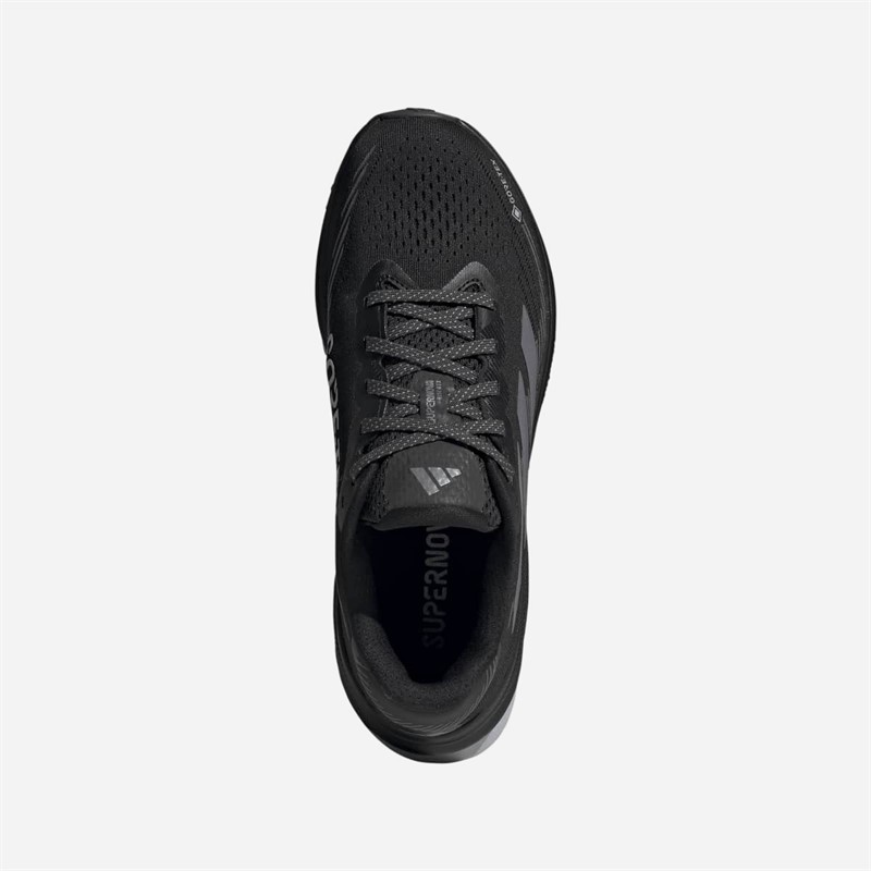 adidas Womens Supernova Rise Gore-Tex Waterproof Neutral Running Shoes Core Black/Preloved Violet/Carbon