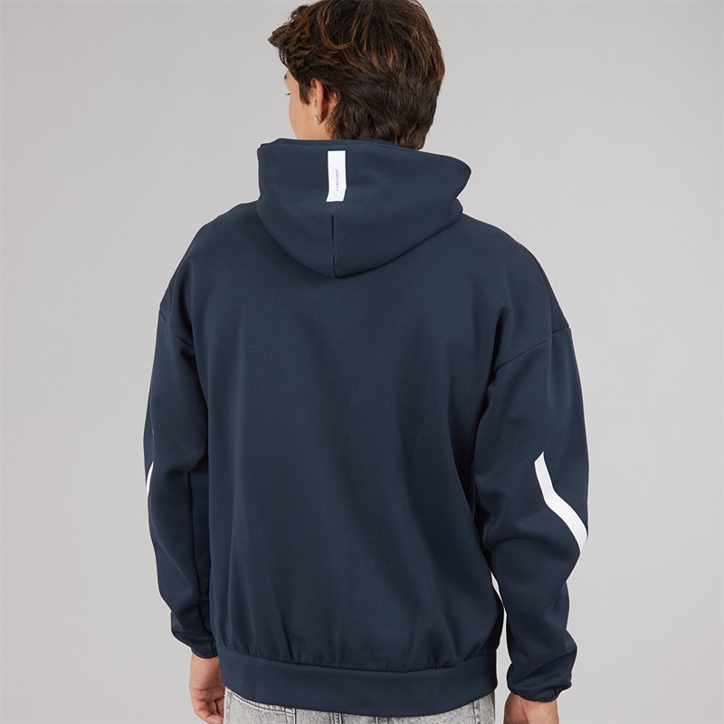 adidas Mens Z.N.E. Full Zip Hoodie Aurora Ink