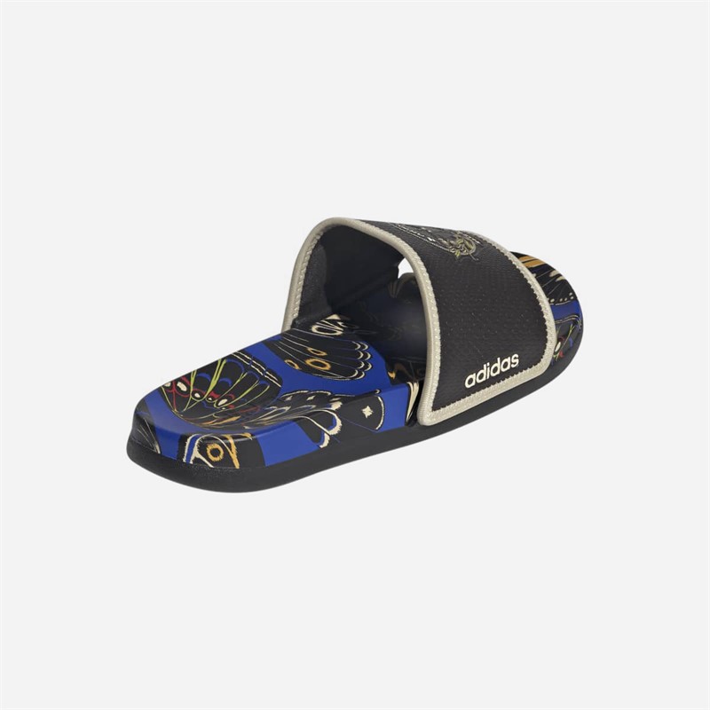 adidas Womens adidas X Farm Rio Adilette Comfort Sliders Core Black/Core Black/Core Black