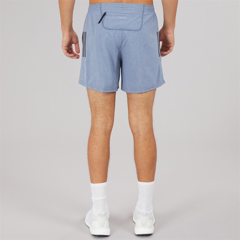adidas Mens Own The Run Running Shorts Preloved Ink/White