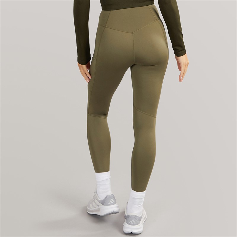 adidas Womens Terrex Leggings Olive Strata