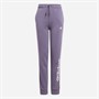 adidas Junior Girls Essentials Linear Logo Joggers Shadow Violet/Clear Pink