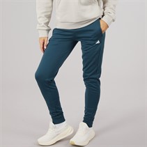 adidas Womens AEROREADY Dame And Go Trapered Fleece Joggers Arctic Night/White