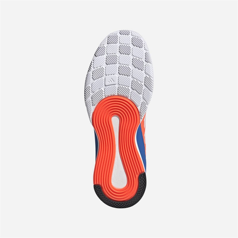 adidas Mens Novaflight 6 Indoor Court Shoes Team Solar Orange/Zero Metalic/Bright Royal