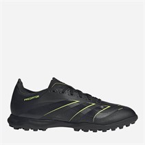 adidas Mens Predator League Electric Stealth Pack TF Astro Football Boots Core Black/Carbon/Lucid Lemon